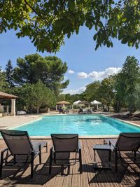 camping familial - Plage de la piscine des Cerisiers